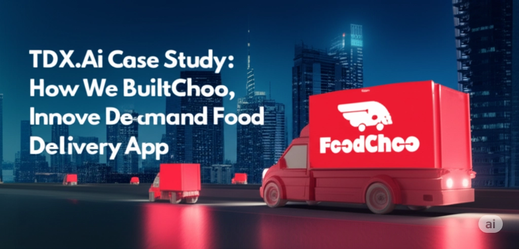 TDX.ai Case Study: Building FoodChoo, an Innovative On-Demand Food Delivery App