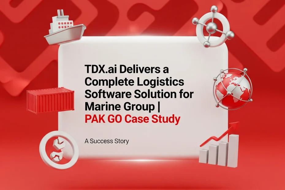 TDX.ai Delivers a Complete Logistics Software Solution for Marine Group | PAK GO Case Study tdx.ai