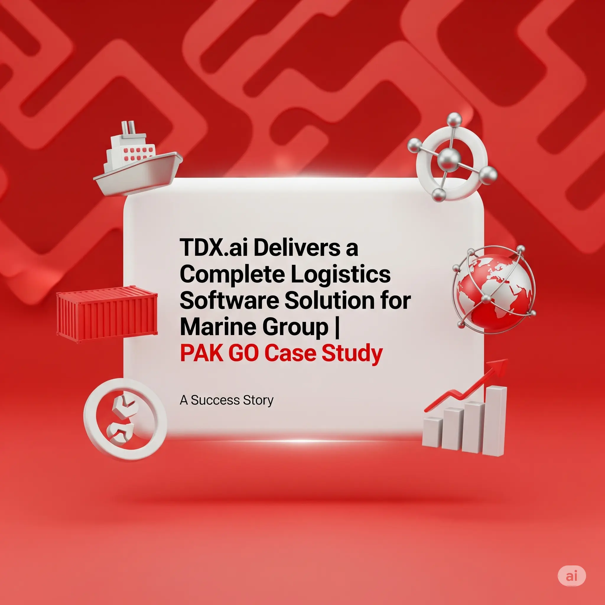 TDX.ai Delivers a Complete Logistics Software Solution for Marine Group | PAK GO Case Study