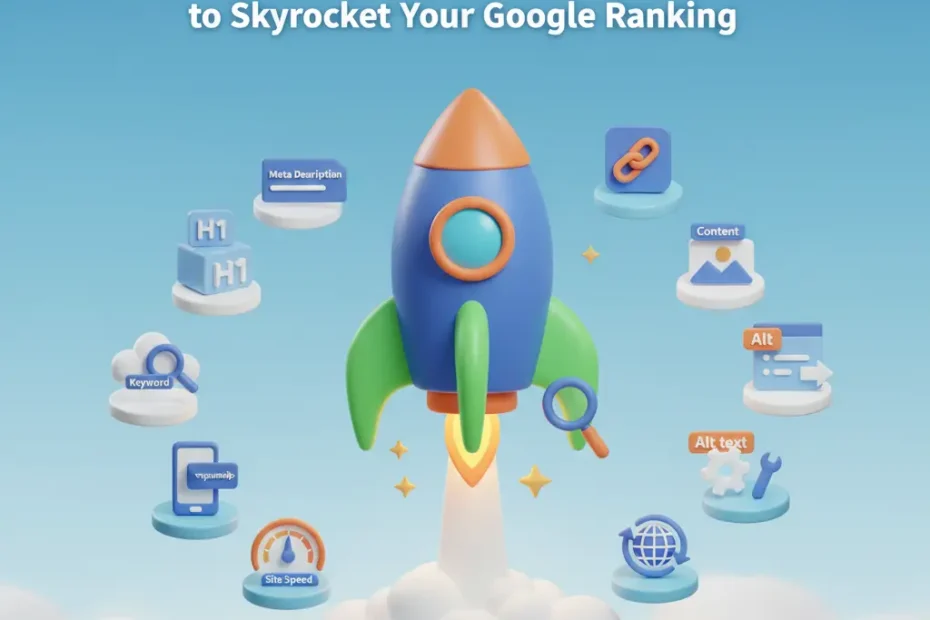 10 On-Page SEO Tactics to Skyrocket Your Google Ranking