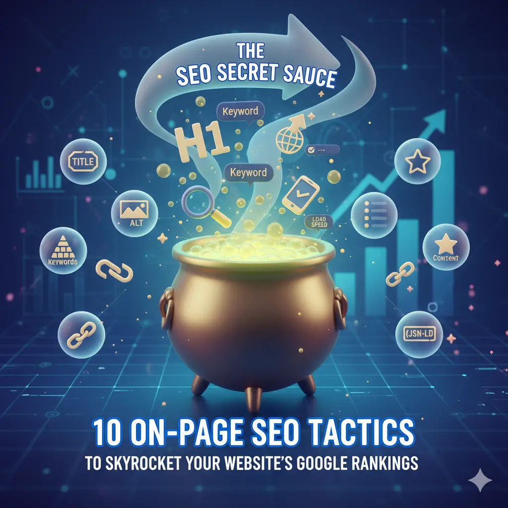 The SEO Secret Sauce: 10 On-Page SEO Tactics to Skyrocket Your Website's Google Rankings
