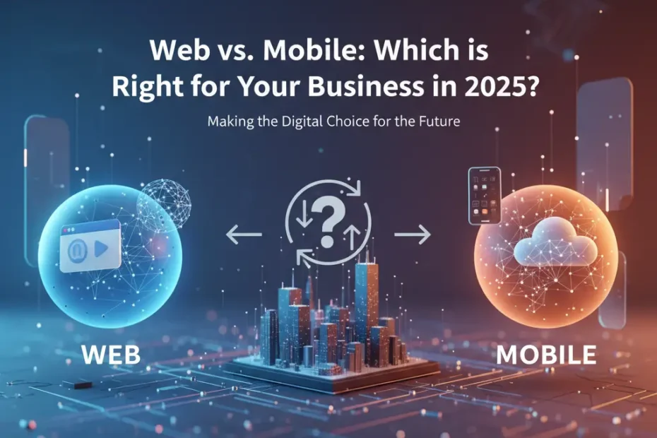 Web vs. Mobile: Which is Right for Your Business in 2025? tdx.ai