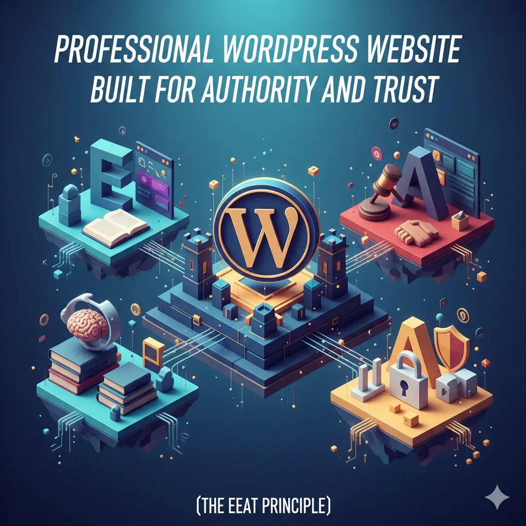 Professional WordPress Website: Built for Authority and Trust (The EEAT Principle)