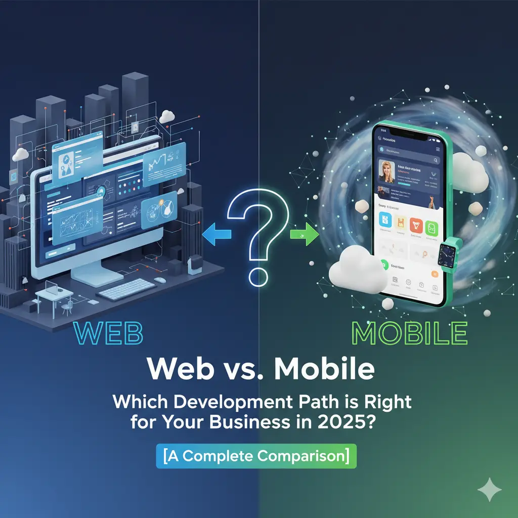Web vs. Mobile: Which Development Path is Right for Your Business in 2025? [A Complete Comparison]
