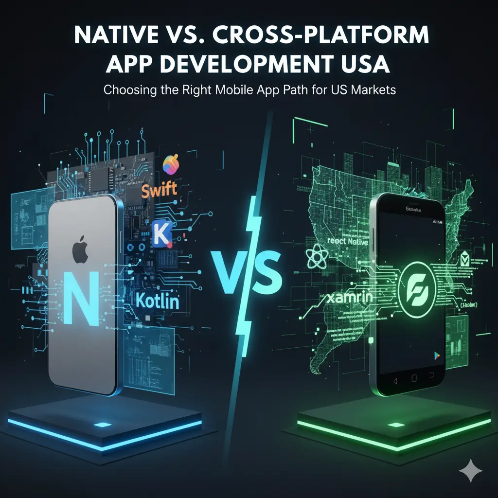 Native vs. Cross-Platform App Development USA: Choosing the Right Mobile App Path for US Markets