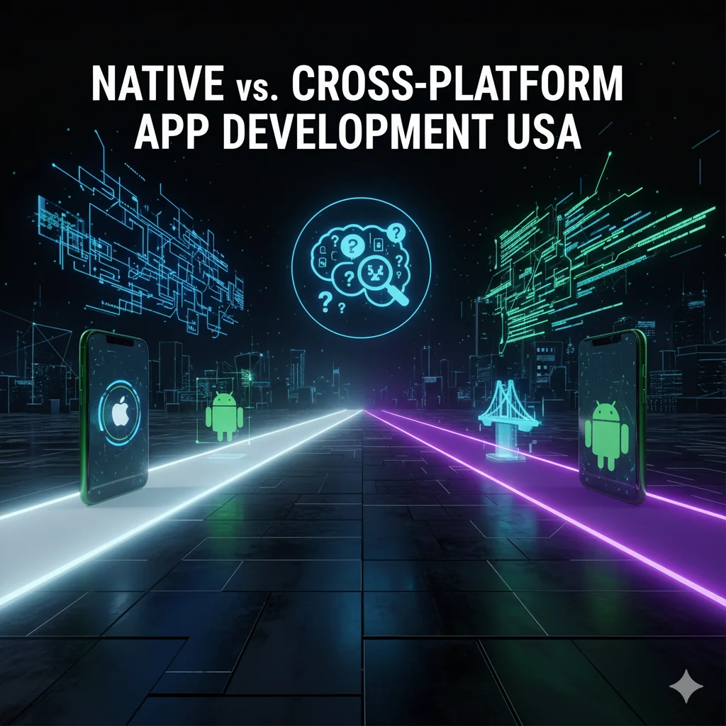 Understanding the Core Differences: Native vs. Cross-Platform App Development USA