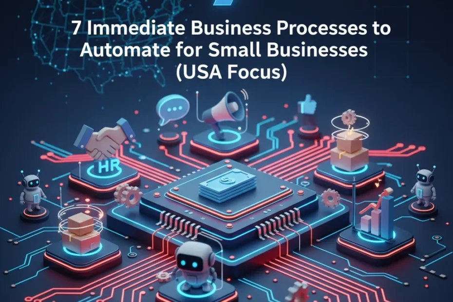 7 Immediate Business Processes to Automate for Small Businesses (USA Focus)