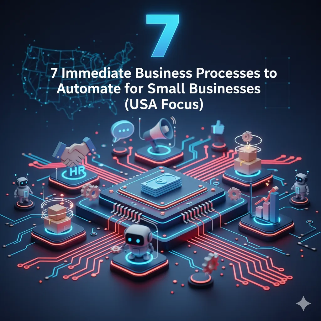 7 Immediate Business Processes to Automate for Small Businesses (USA Focus)